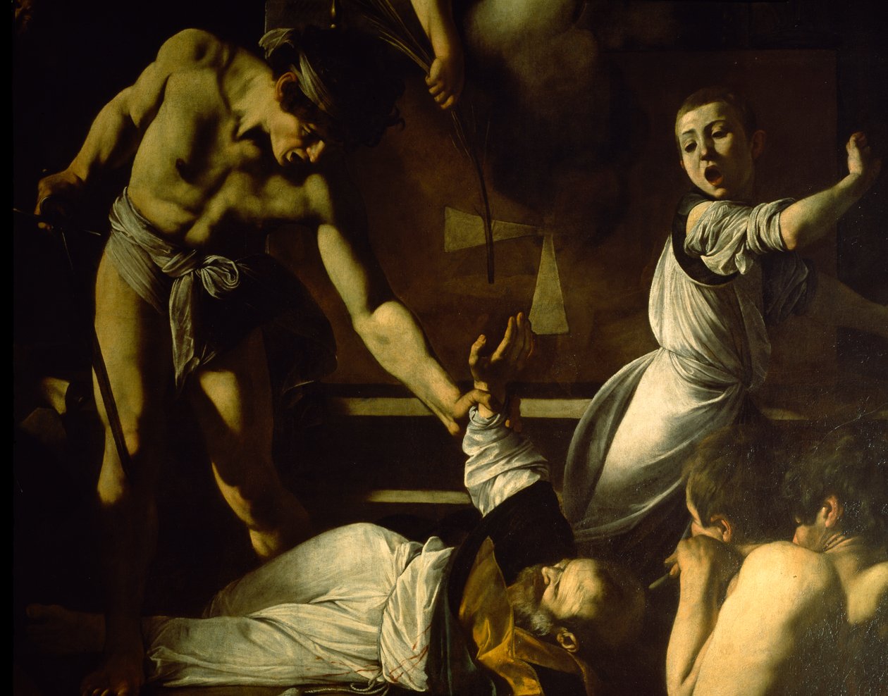 Das Martyrium des Heiligen Matthäus (Detail), 1599-1600 von Michelangelo Merisi Caravaggio