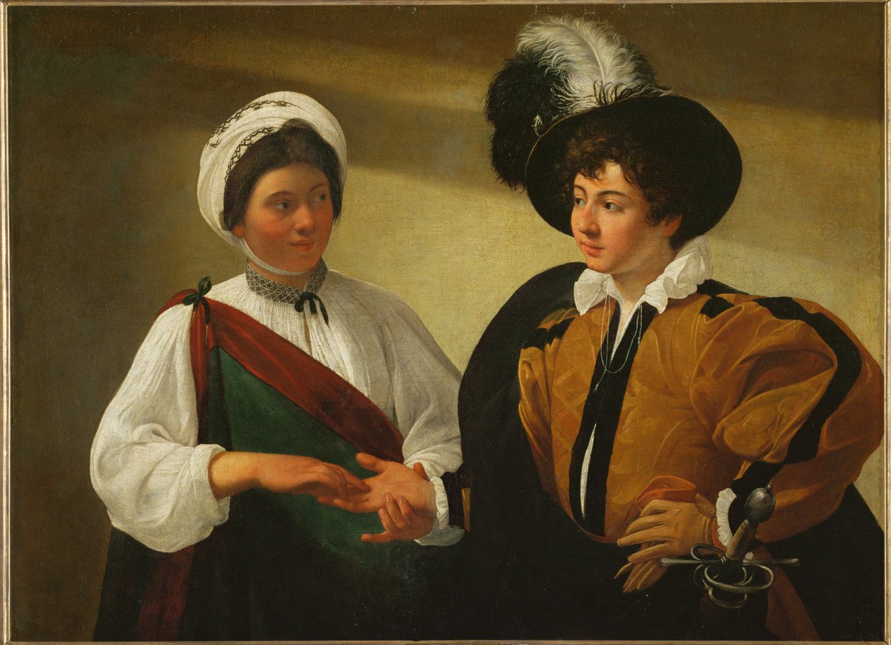 La diseuse de bonne aventure von Michelangelo Merisi da Caravaggio