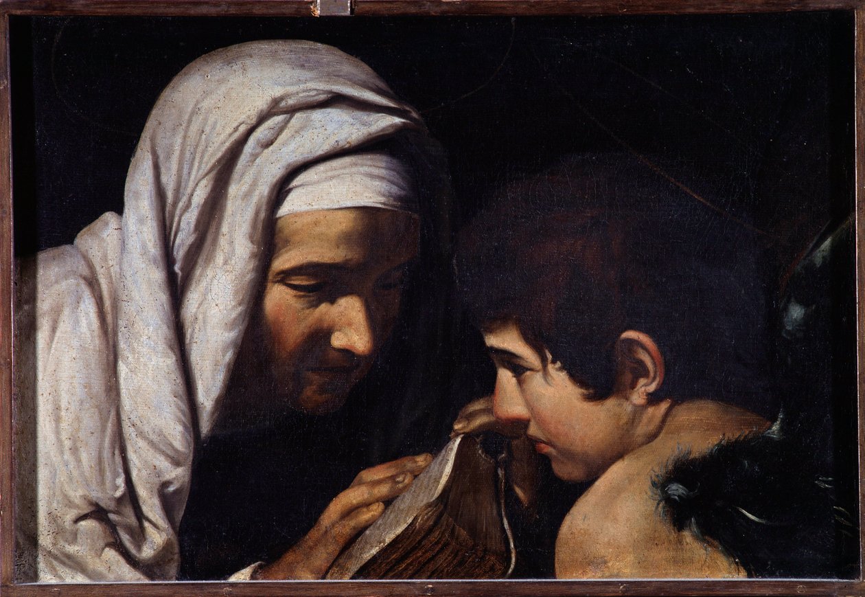 Heilige Francesca Romana und der Engel von Michelangelo Merisi da Caravaggio