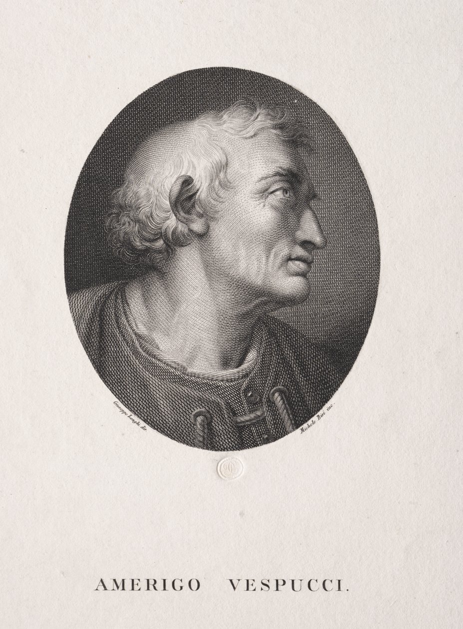 Porträt von Amerigo Vespucci von Michele Bisi