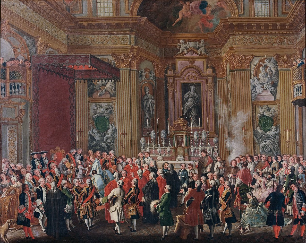 Eid von Ferdinand IV. als König von Neapel von Michele Foschini