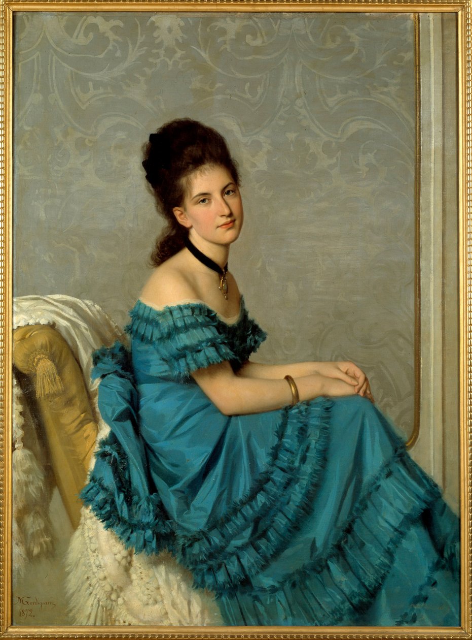 Porträt von Adelaide Banti von Michele Giordigiani