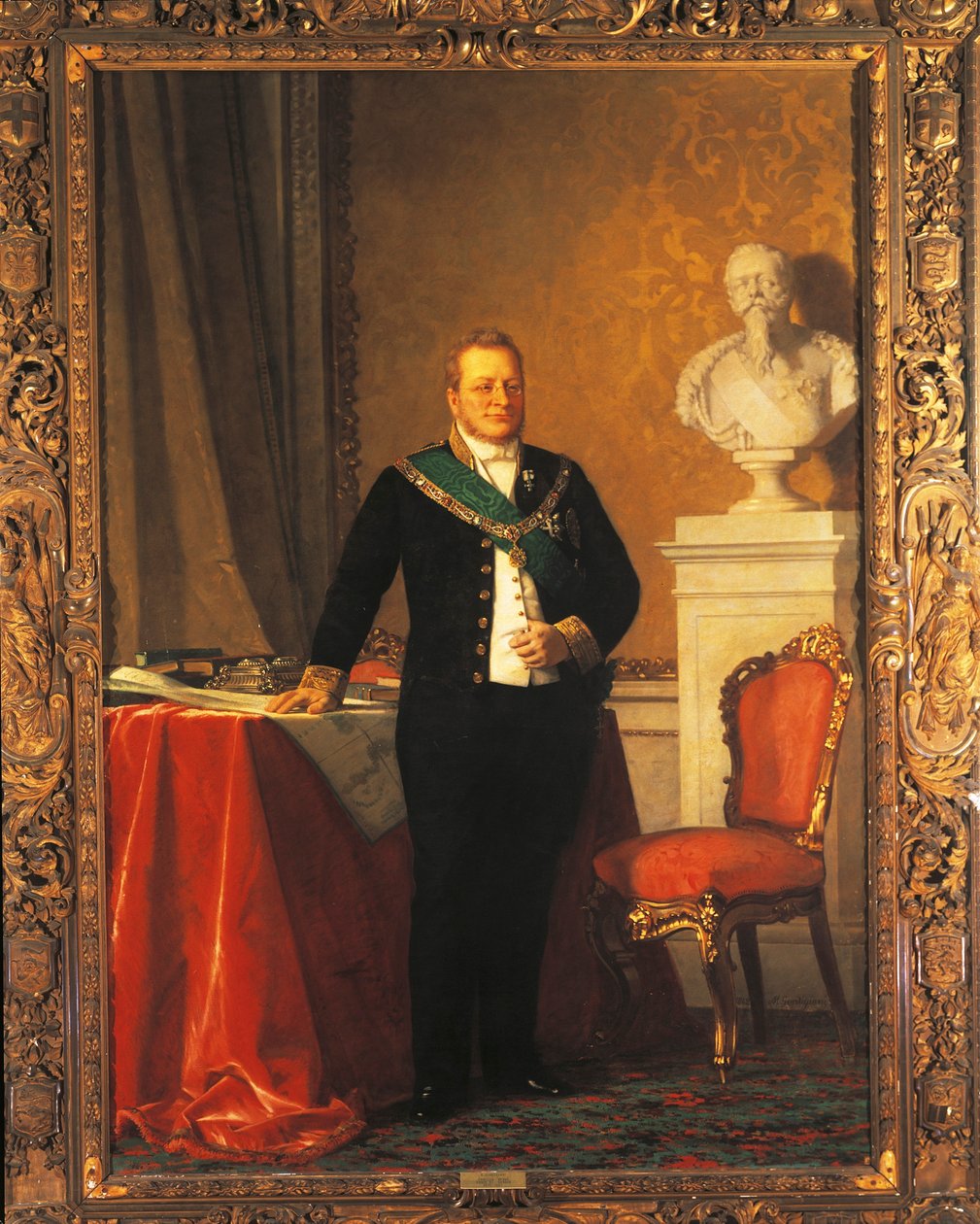Porträt von Camillo Benso, Graf von Cavour von Michele Gordigiani
