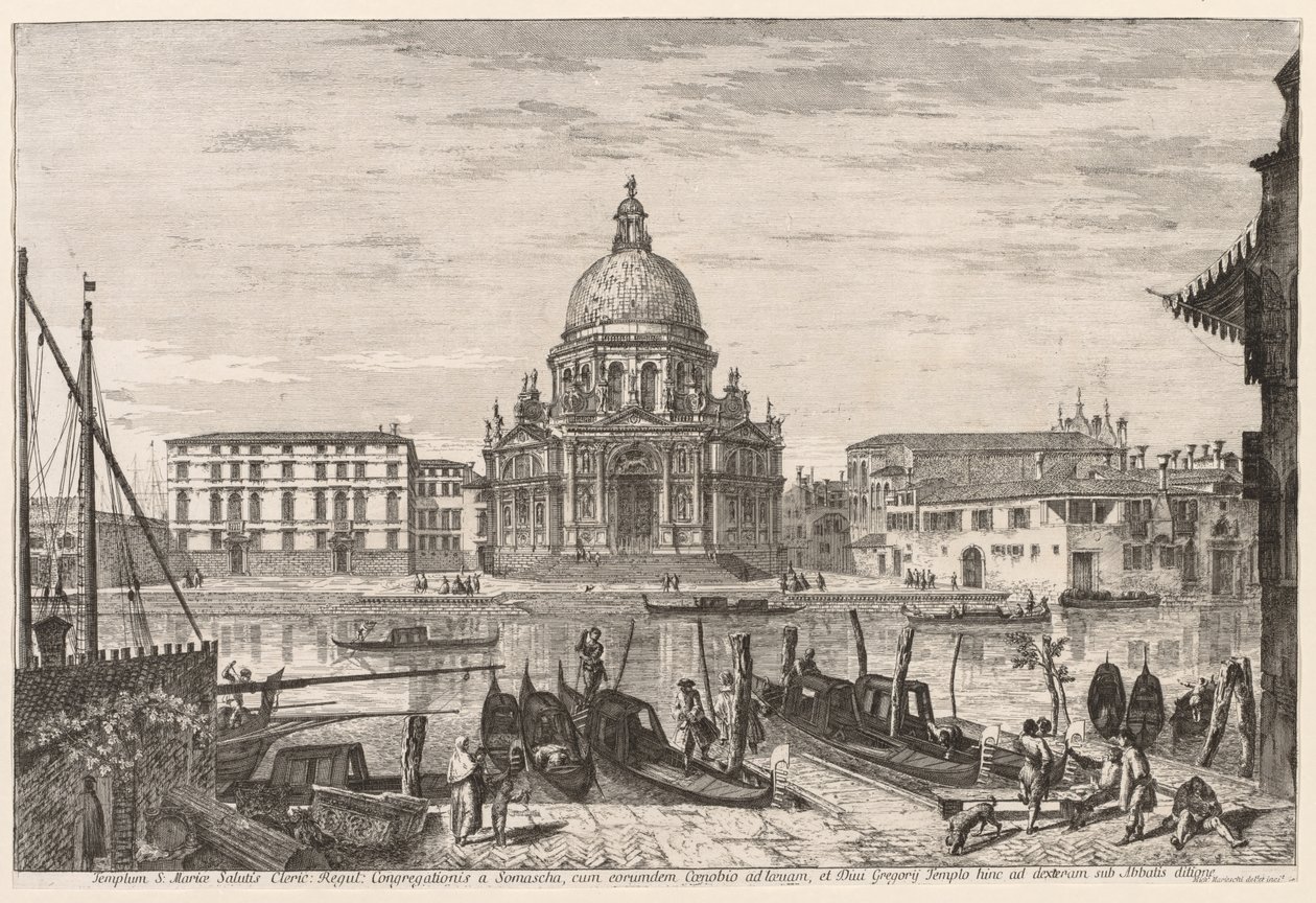 Ansichten von Venedig: S. M. Della Salute, 1741 von Michele Marieschi