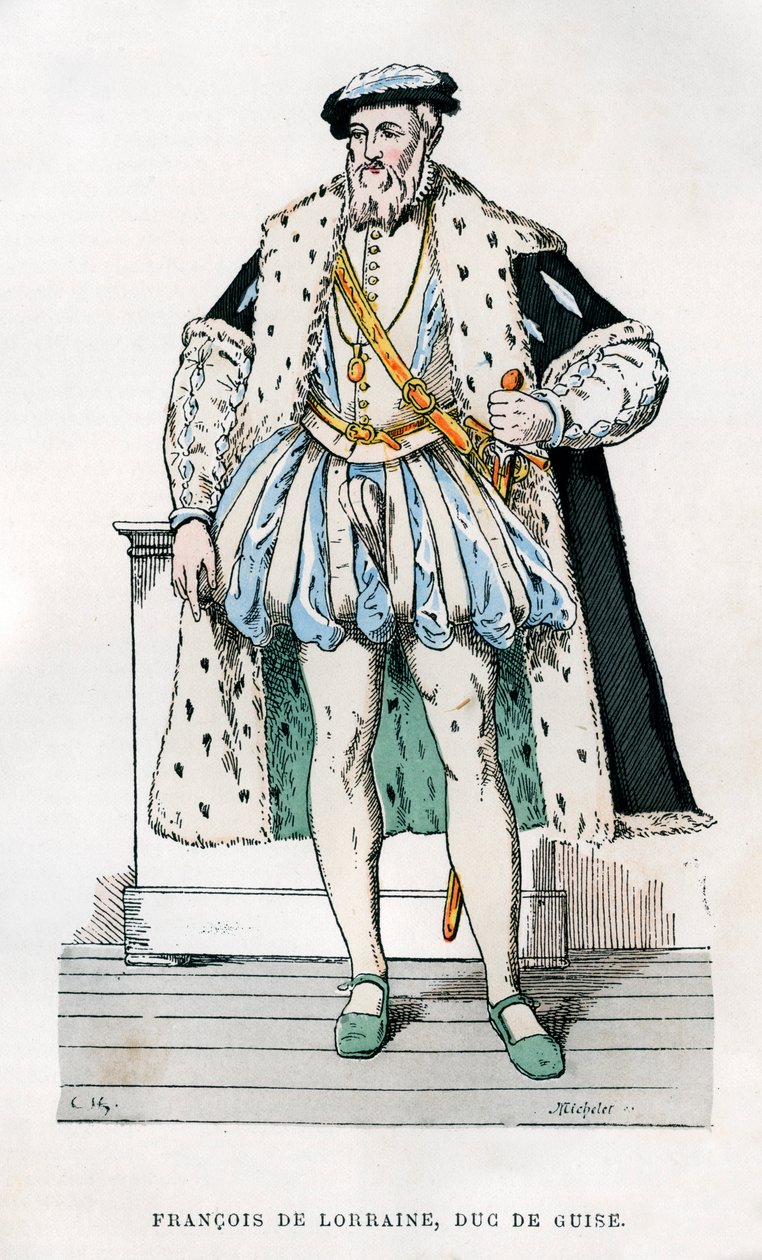 Franz von Lothringen, 2. Herzog von Guise, französischer Soldat und Politiker, 16. Jahrhundert 1882-1884 von Micheler