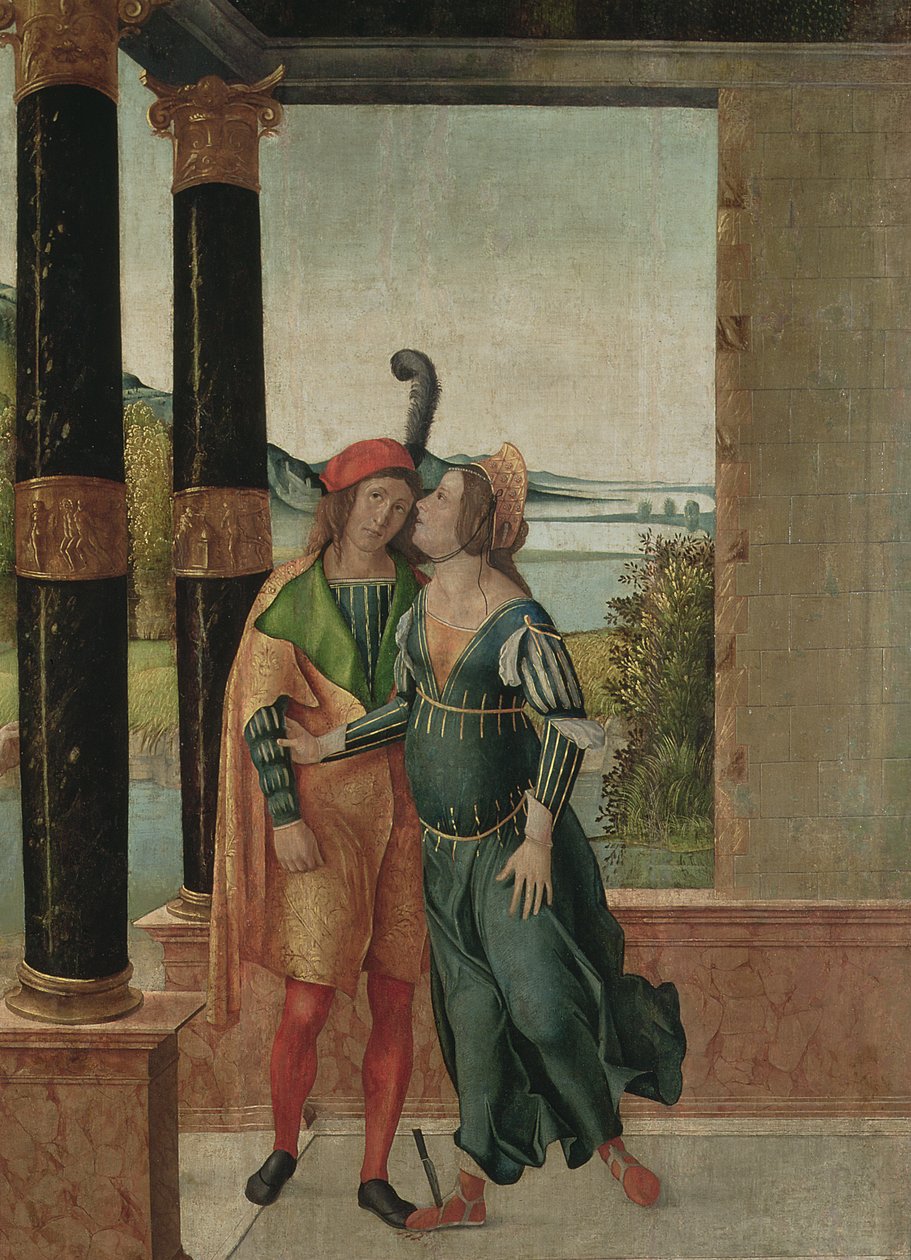 Brutus und Portia, ca. 1500-50 von Michelle da Verona