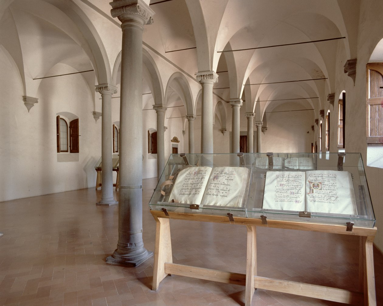 Die Bibliothek, 1441 von Michelozzo di Bartolommeo