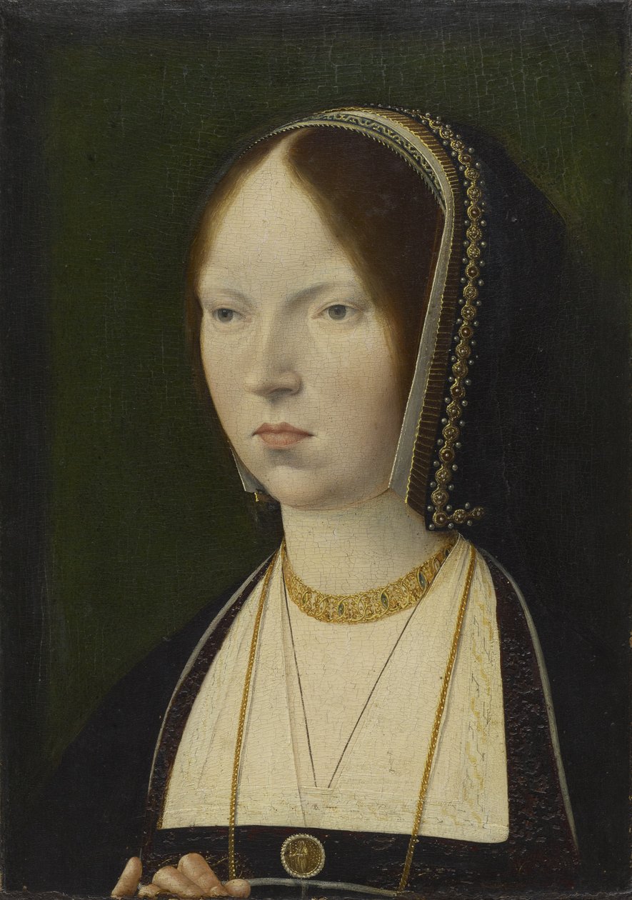 Eine Frau, traditionell identifiziert als Isabela la Católica von Kastilien, ca. 1492-97 von Michiel Sittow