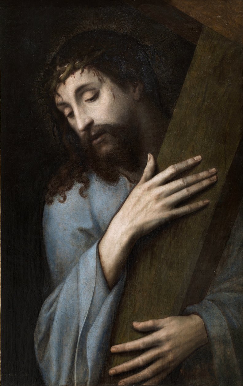 Jesus mit dem Kreuz von Michiel I Coxie or Coxcie