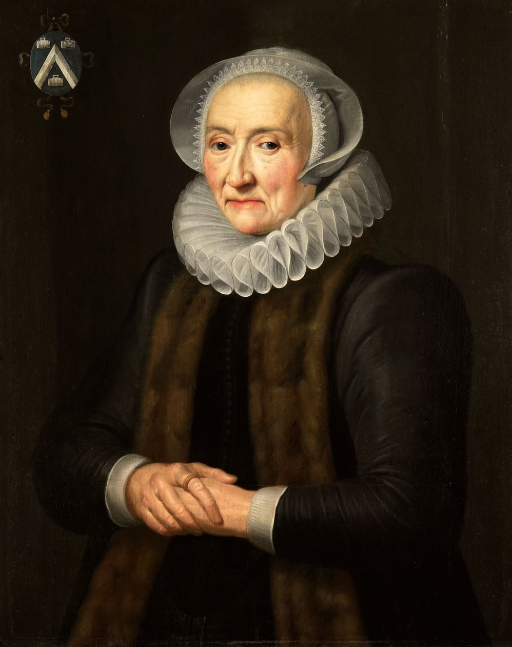 Porträt von Alid van der Laen von Michiel Jansz. van (after) Miereveld