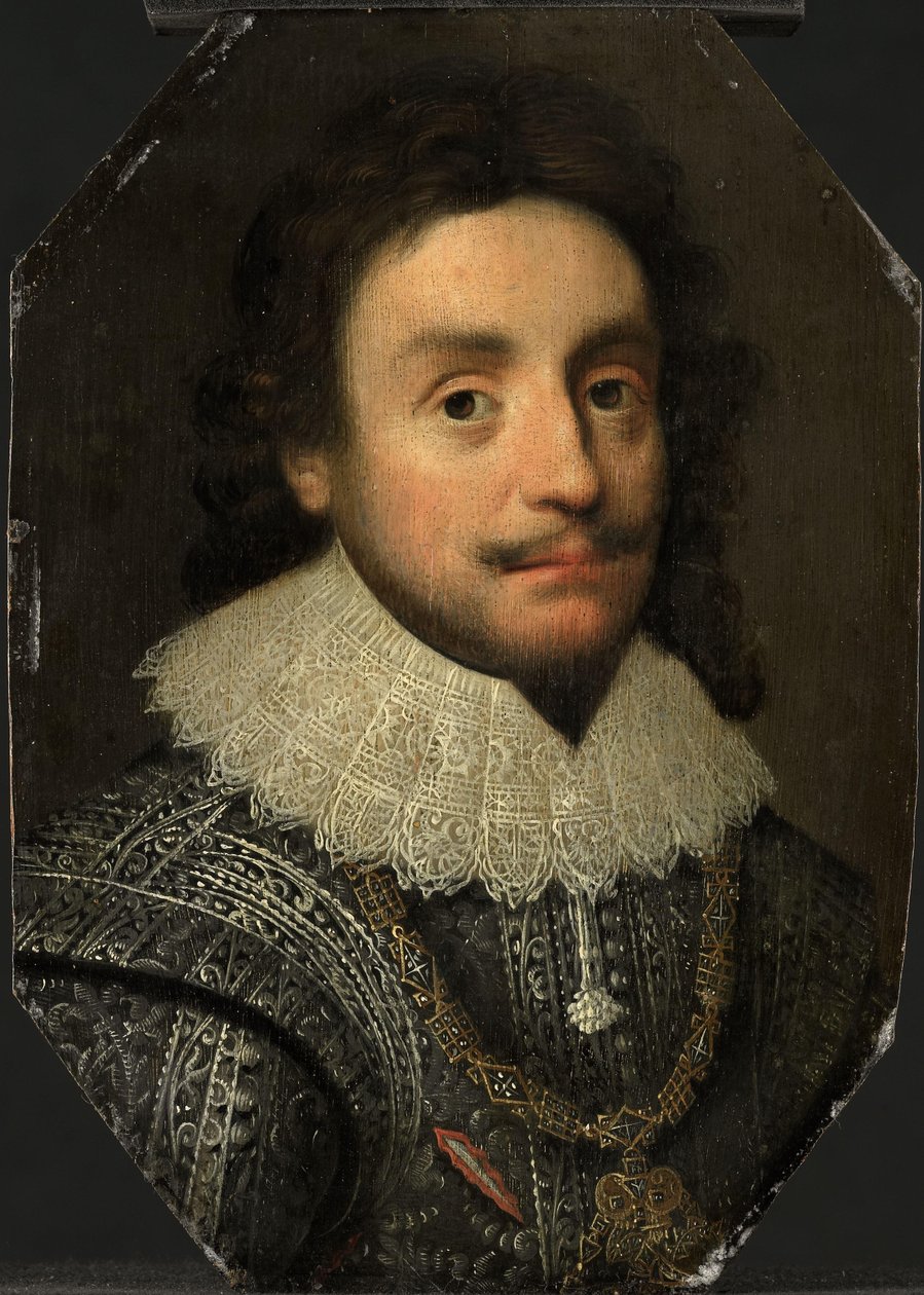 Porträt von Friedrich V. (1596-1632), Kurfürst der Pfalz von Michiel Jansz van Mierevelt (copy after)