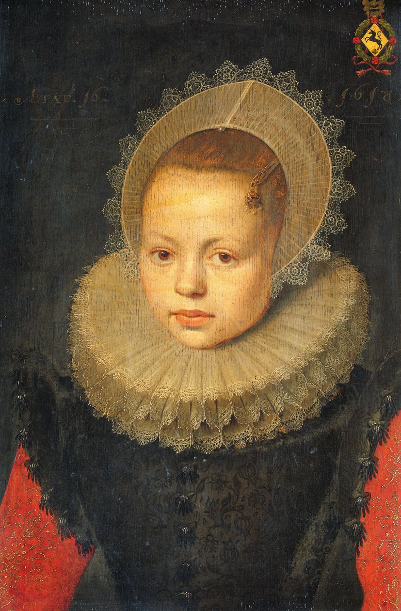 Porträt von Corvina Hezenbroek van Hofdijck (1602-67) von Michiel Jansz van Mierevelt (workshop of)