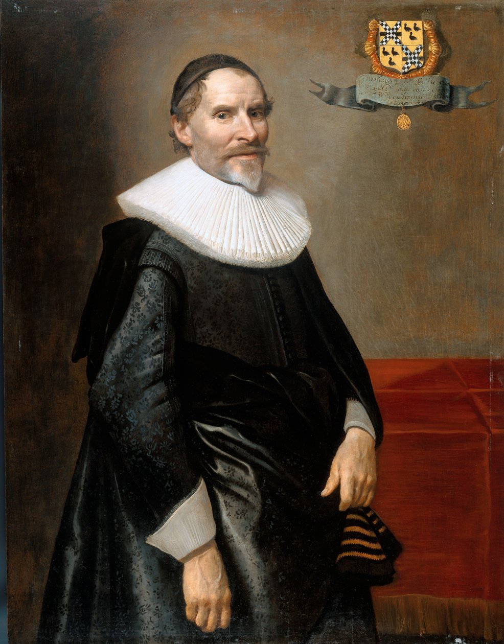 Porträt von François van Aerssen, Herr von Sommelsdijk, De Plaat und Spijk von Michiel Jansz van Mierevelt