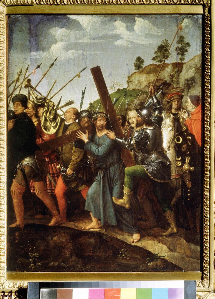 Christus trägt das Kreuz von Michiel Sittow