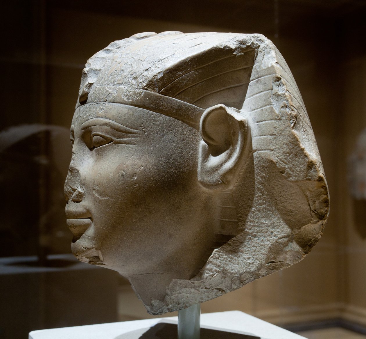 Kopf eines Königs, möglicherweise Seankhkare Mentuhotep III, ca. 2000–1988 v. Chr. von Middle Kingdom Egyptian