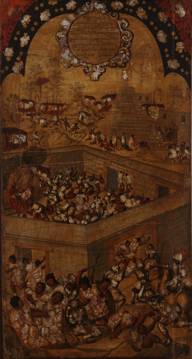 Die Eroberung Mexikos. Tafel VII von Miguel Gonzales