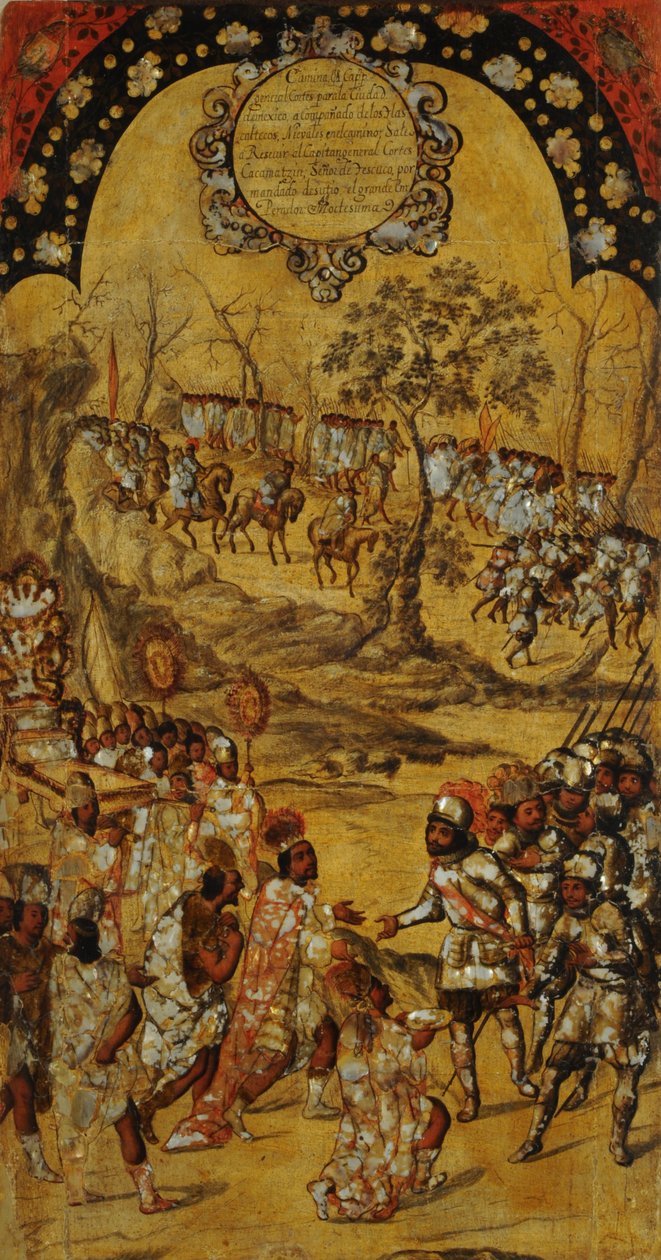 Die Eroberung von Mexiko. Tafel VIII von Miguel Gonzales