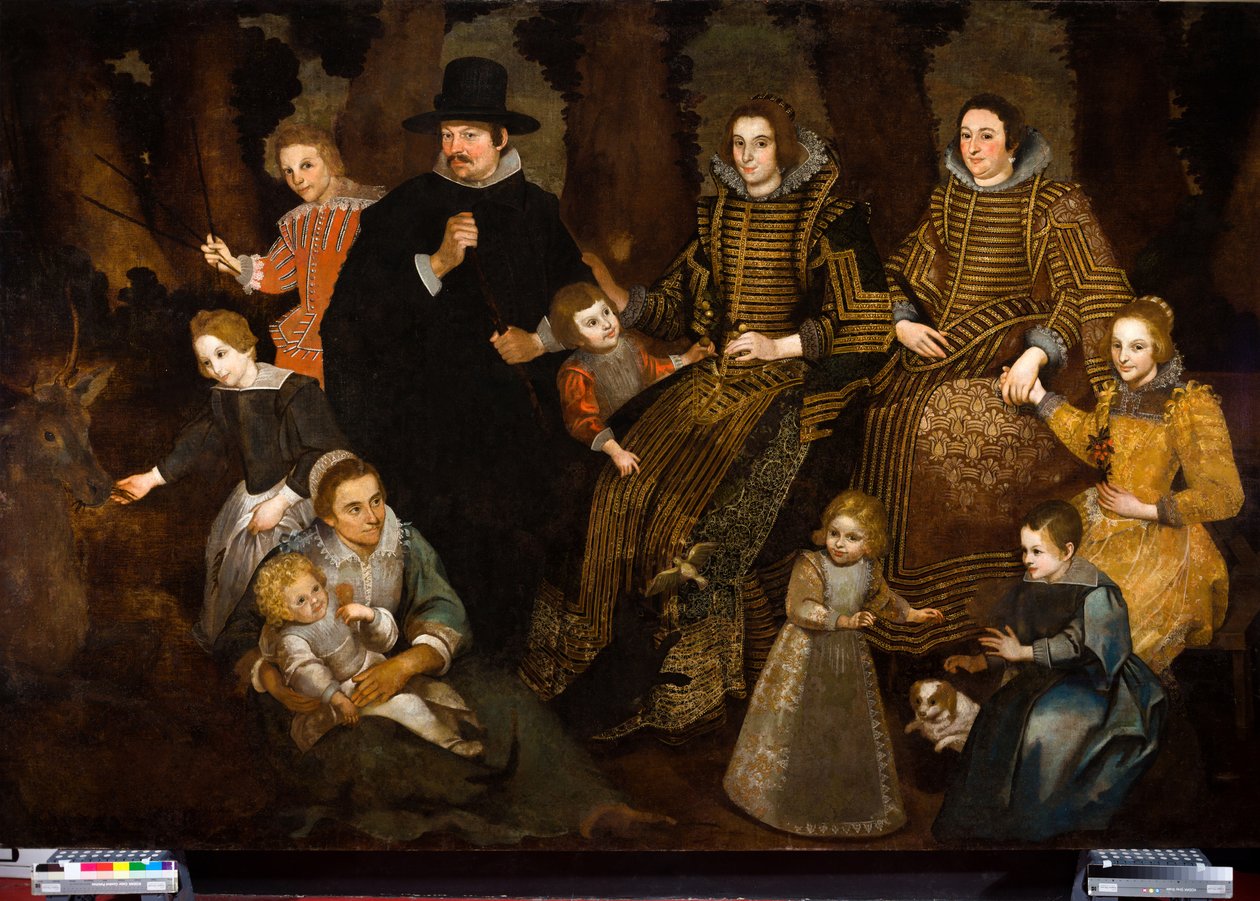 Porträt der Familie Rocca von Miguel (c.1612 47) (attr.to) Manrique