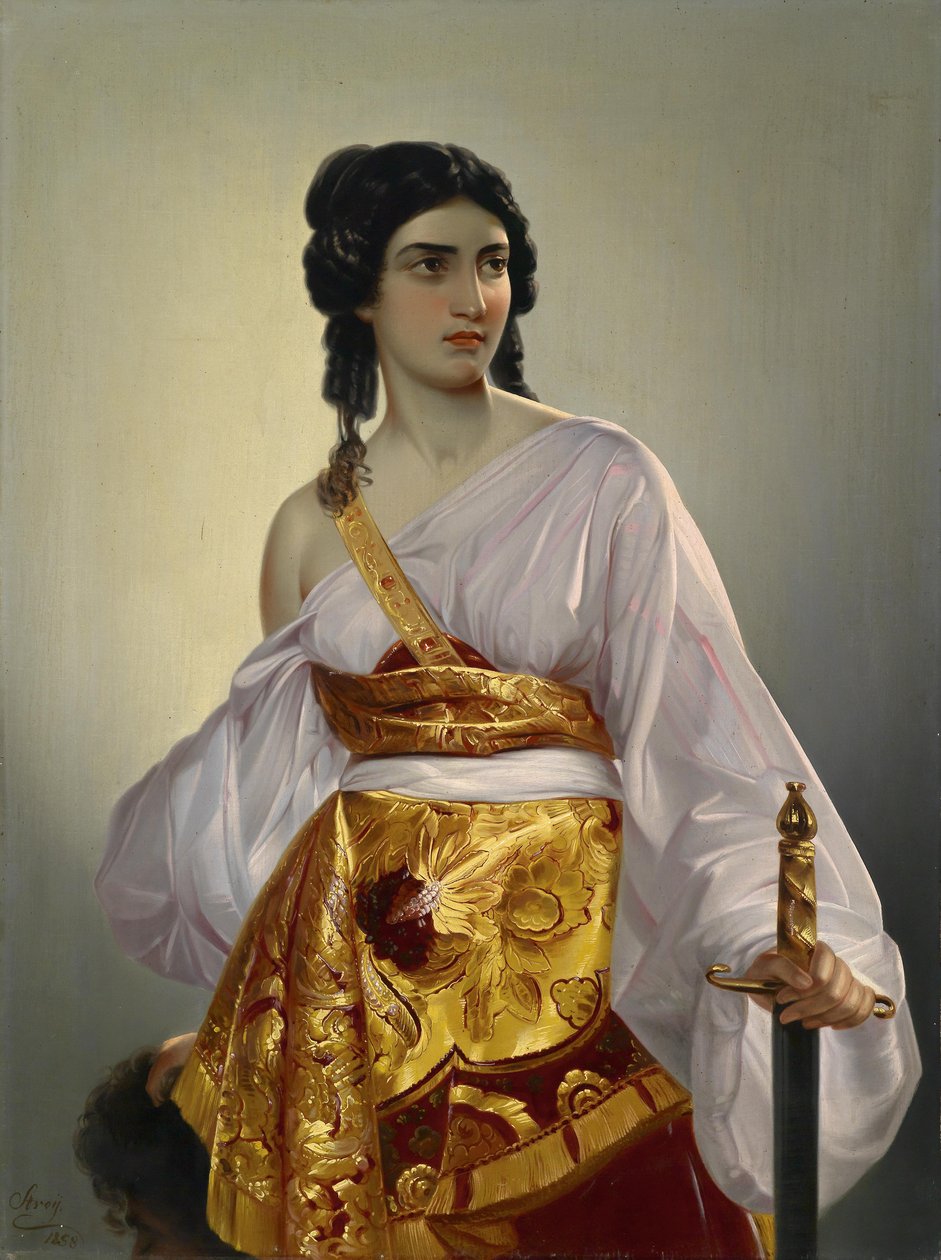 Judith mit dem Kopf des Holofernes von Mihael Stroj