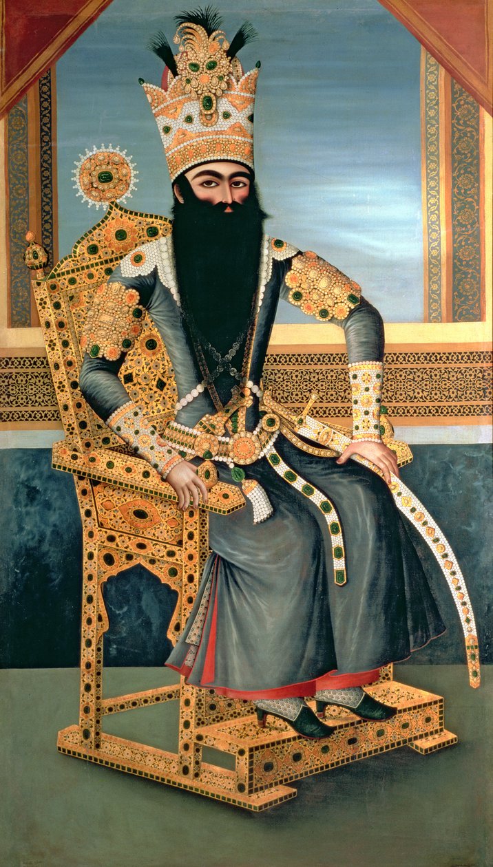 Porträt von Fath Ali Schah von MihrAli MihrAli