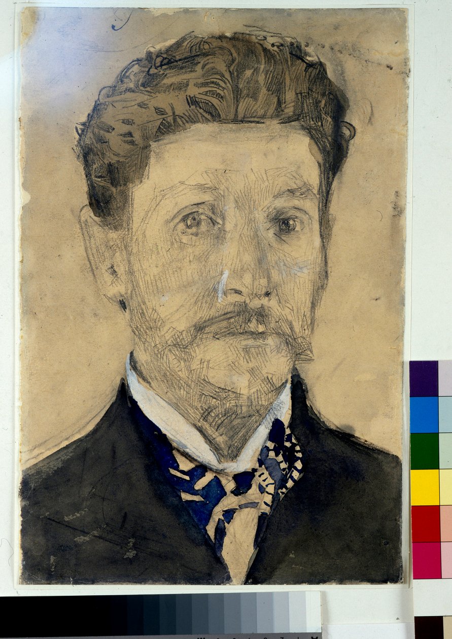 Selbstporträt von Mikhail Aleksandrovich Vrubel