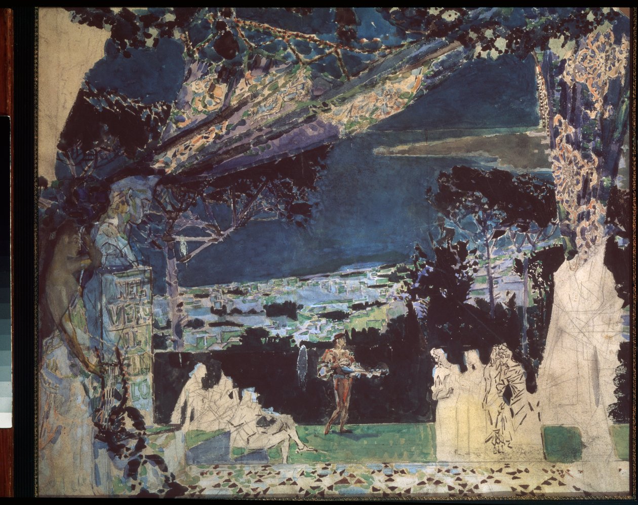 Italien, Nacht in Neapel von Mikhail Aleksandrovich Vrubel