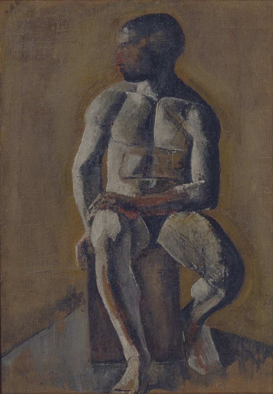 Porträt von Kirill Zdanevich, 1910er Jahre von Mikhail Vasilyevich Le Dantyu