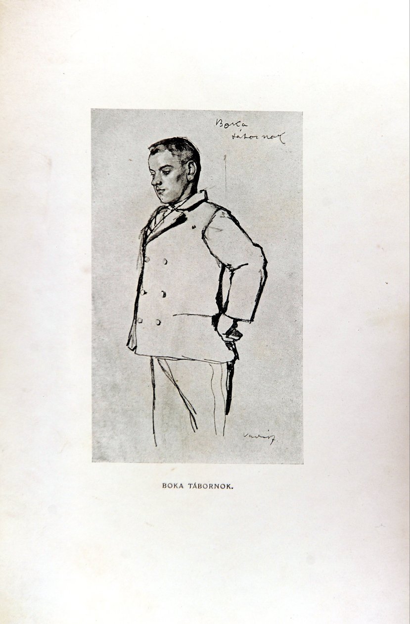 Illustration in Ferenc Molnár - Die Jungen der Paulstraße von Miklós Vadász