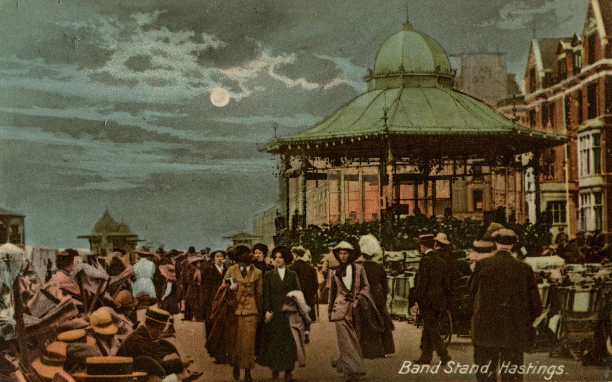 Musikpavillon, Hastings, Sussex, ca. 1914 von Milton