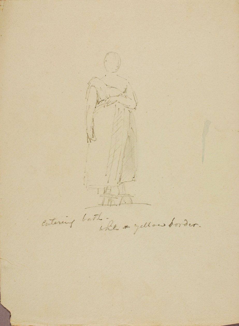 Figurenstudie (Betreten des Bades) von Miner Kilbourne Kellogg