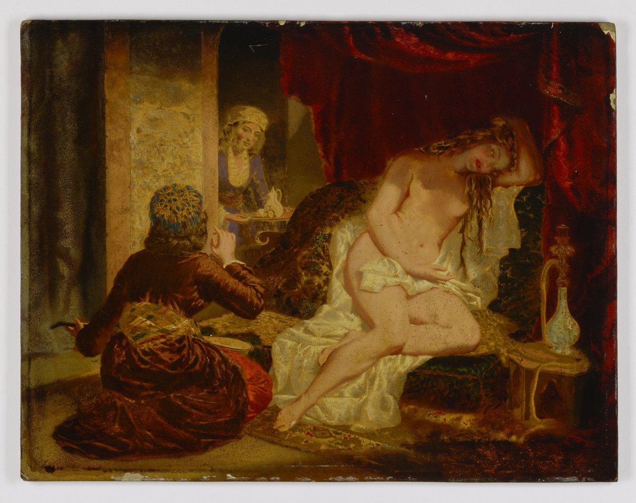 Orientalische Prinzessin nach dem Bad von Miner Kilbourne Kellogg