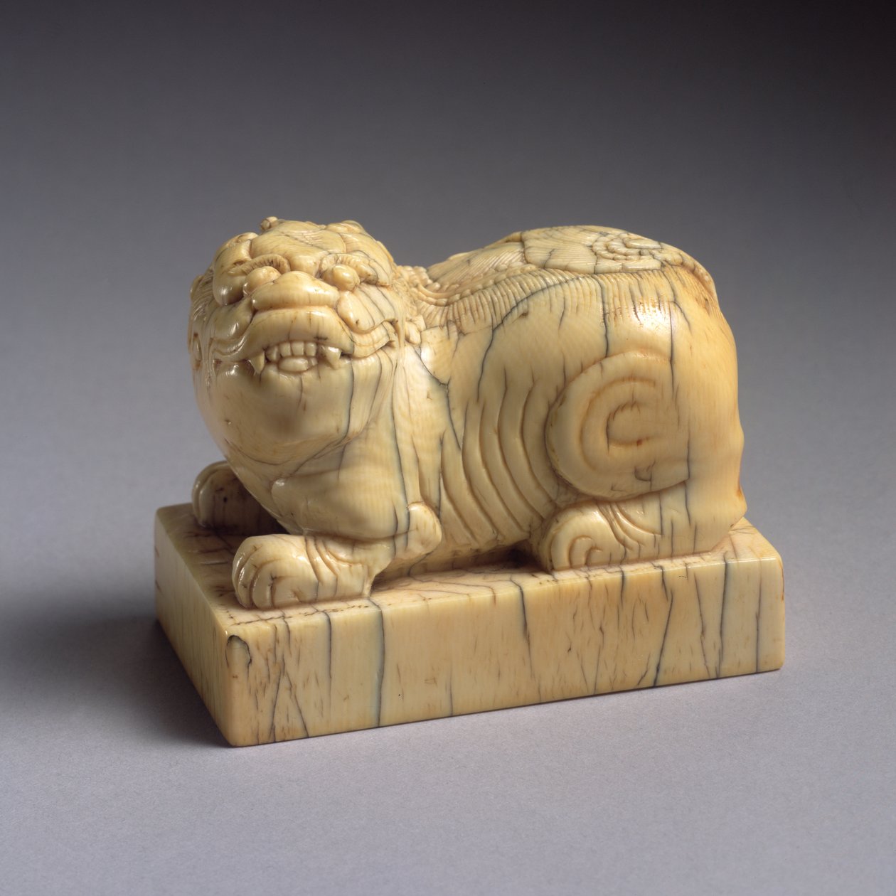 Ein Siegel in Form eines Qilin, 15.-17. Jahrhundert von Ming Dynasty Chinese School