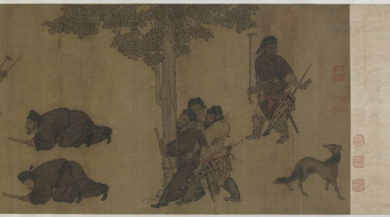 Ermahnung in Ketten von Ming Dynasty Chinese School