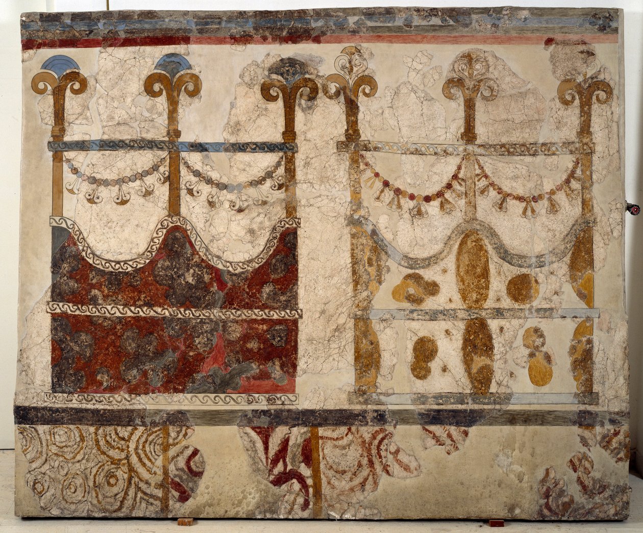 Minoische Zivilisation: Darstellung von zwei Portalen (Ikria) von Minoan