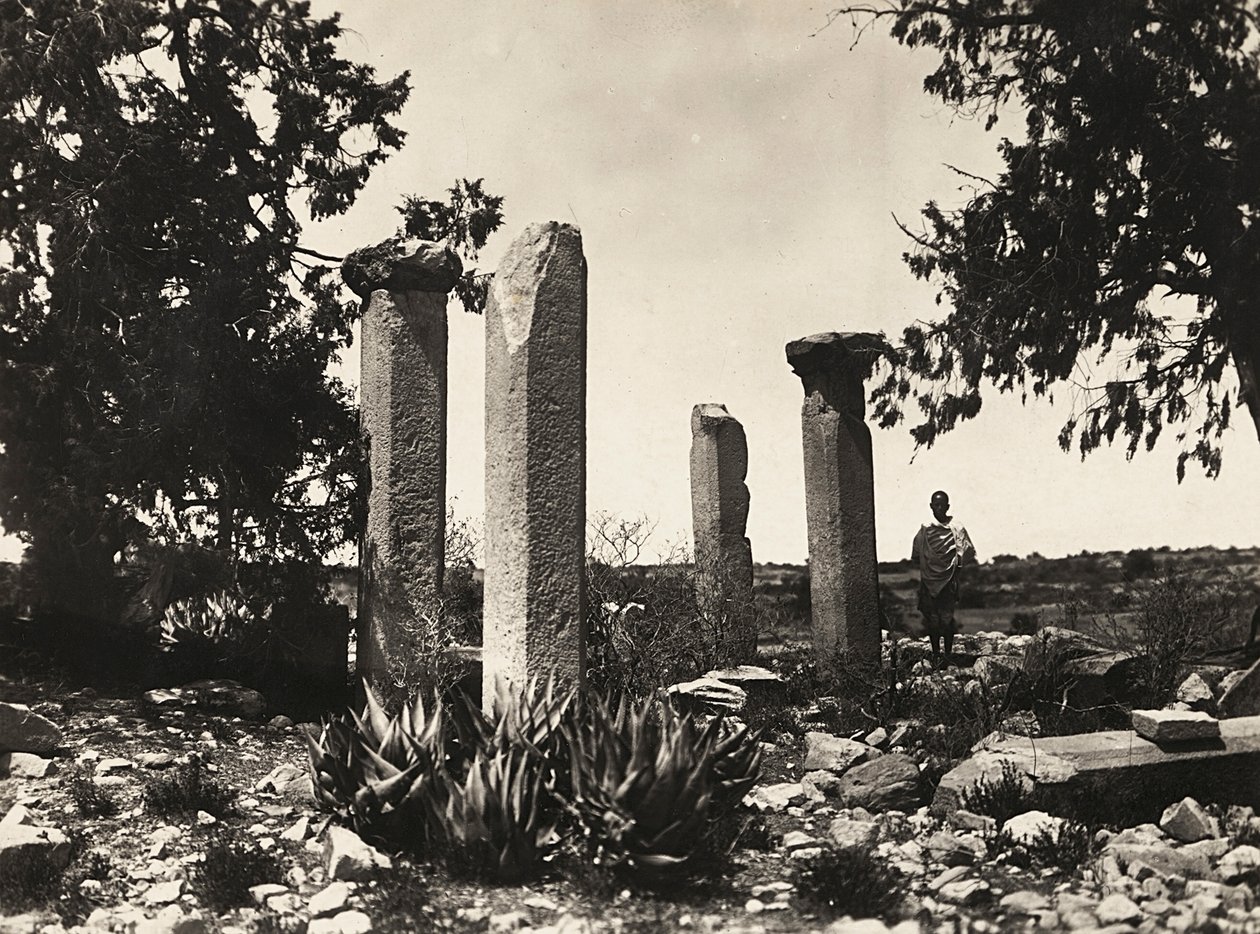 „Ein Imperium aufbauen“ im faschistischen Zeitalter: Axum Überreste in Cohaito, 09/05/1936 von Modestino Baldinetti