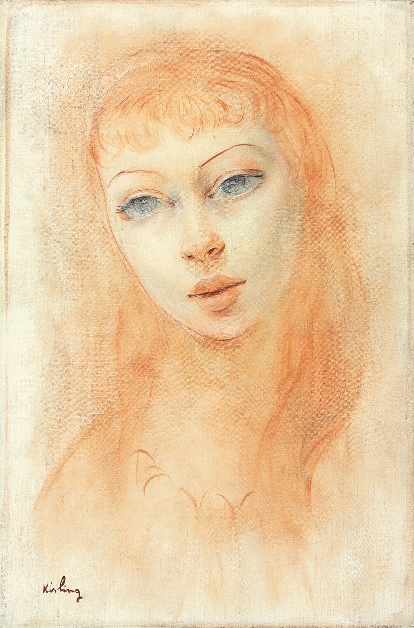 Porträt einer Frau von Moise Kisling