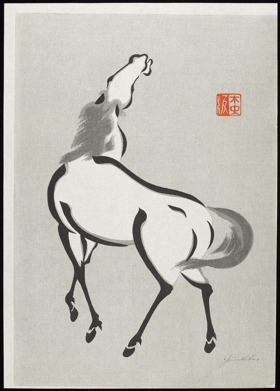 Pferd von Mokuchu Urushibara