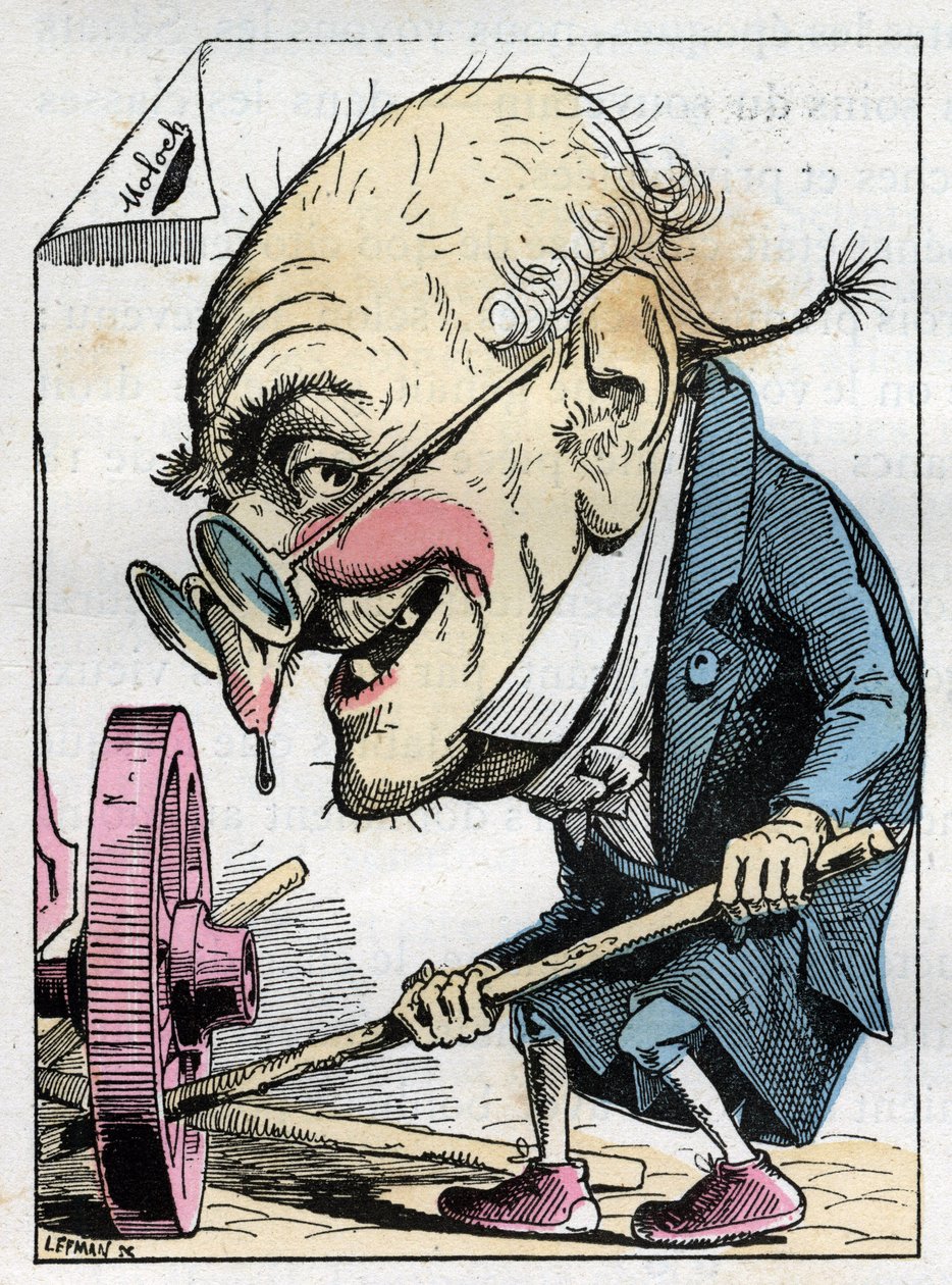 Allegorie des französischen Senats im 19. Jahrhundert von Moloch