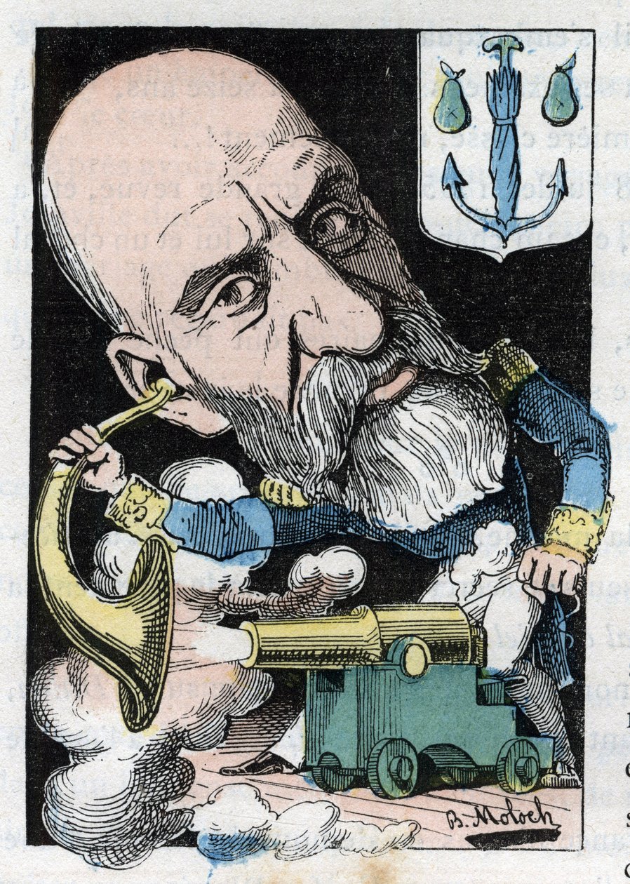 Porträt von François Ferdinand Philippe, Prinz von Joinville (1818-1900) von Moloch