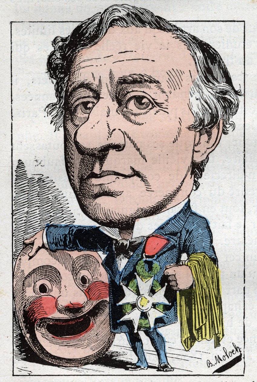 Porträt von Francois Jules Edmond Got (1822 - 1901) französischer Schauspieler von Moloch