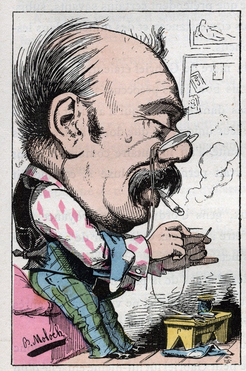 Porträt von Jules Gabriel Celibataire, bedeutender Franzose des 19. Jahrhunderts von Moloch