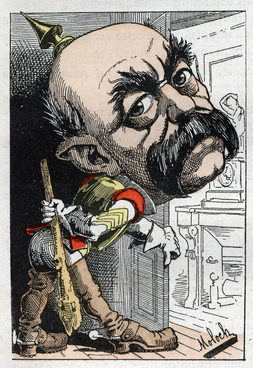 Porträt von Otto Von Bismarck (1815-1898), Kanzler von Preußen von Moloch