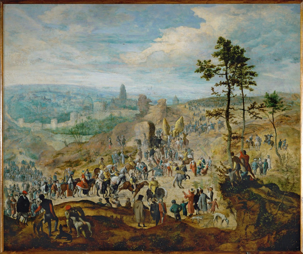 Aufstieg nach Golgatha von Monogrammist Brunswick