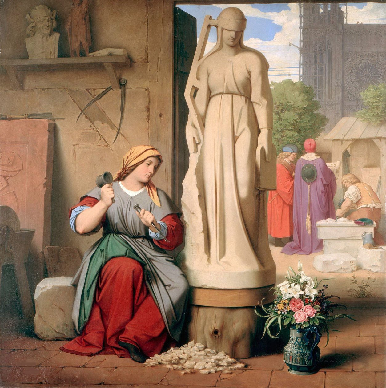 Sabina von Steinbach, 1844 von Moritz Ludwig von Schwind