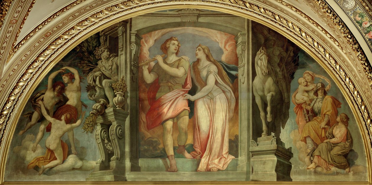 Lunette im Foyer der Wiener Staatsoper von Moritz Ludwig von Schwind