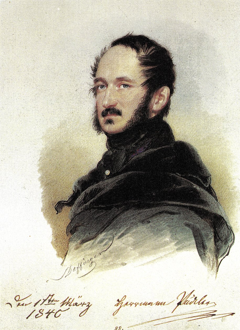 Daffinger, Moritz - Hermann Pückler-Muskau von Moritz Michael Daffinger