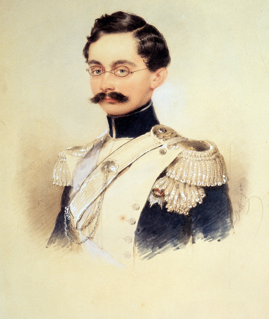 Porträt von Adolphe I., Herzog von Nassau, Großherzog von Luxemburg 1817-1905, 1840er von Moritz Michael Daffinger