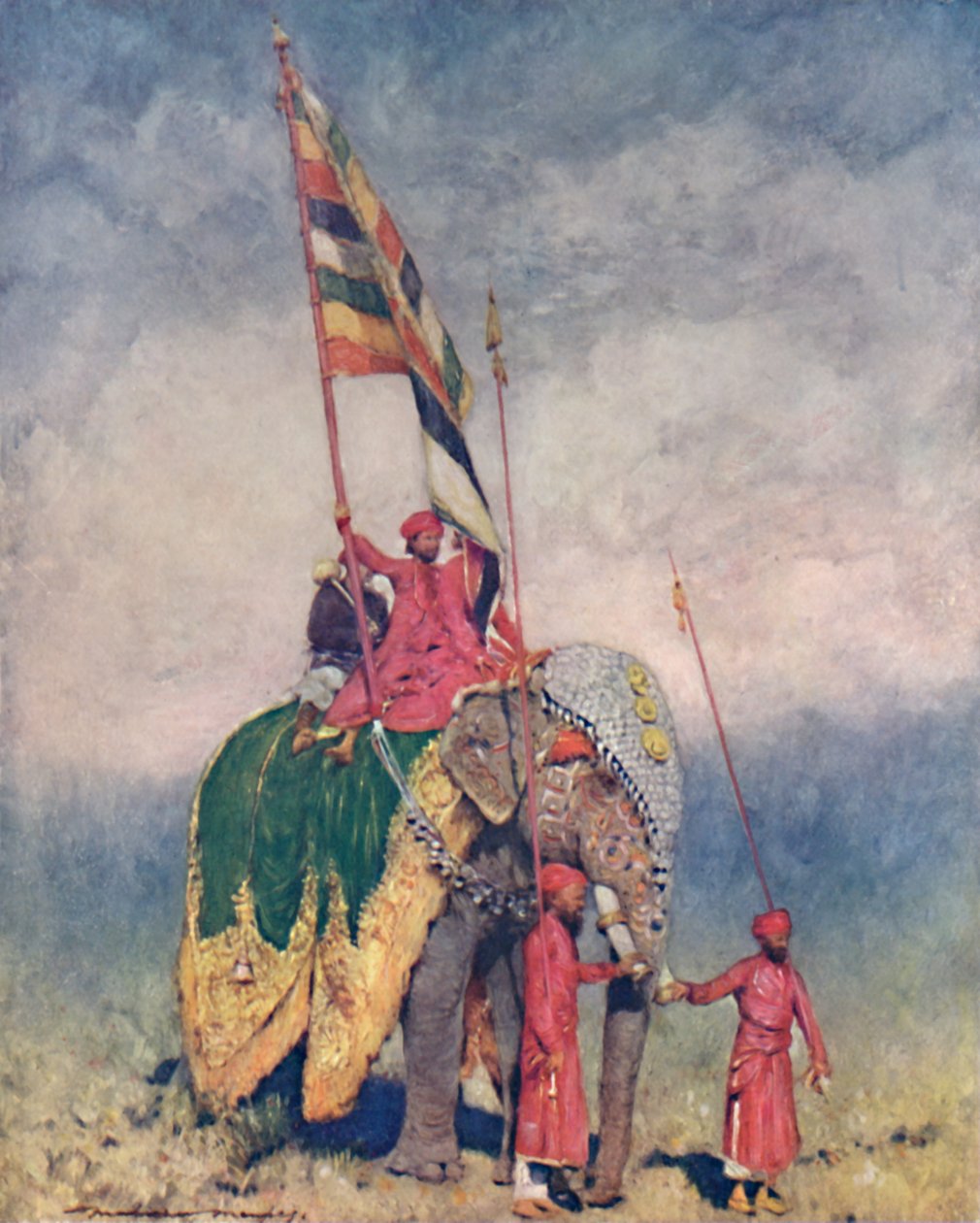 Ein Fahnenträger, 1903 von Mortimer Ludington Menpes