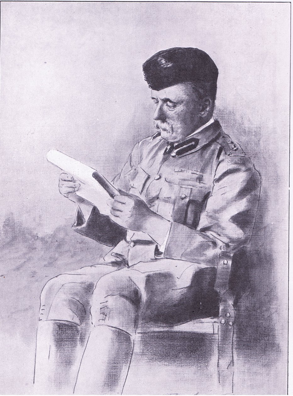 Colonel French, Illustration aus After Pretoria: The Guerilla War, 1902 von Mortimer Ludington Menpes