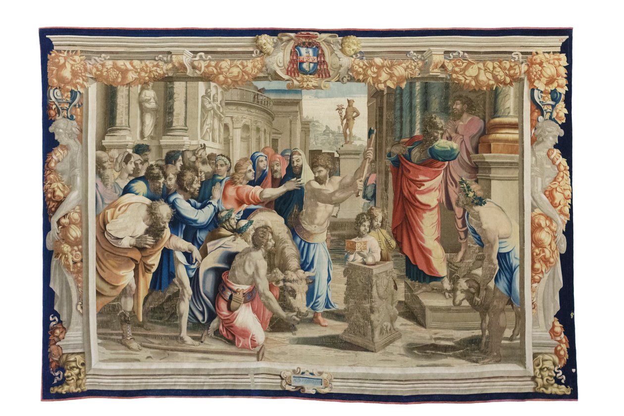 Das Opfer von Listri, um 1630 von Mortlake Tapestry Manufactory